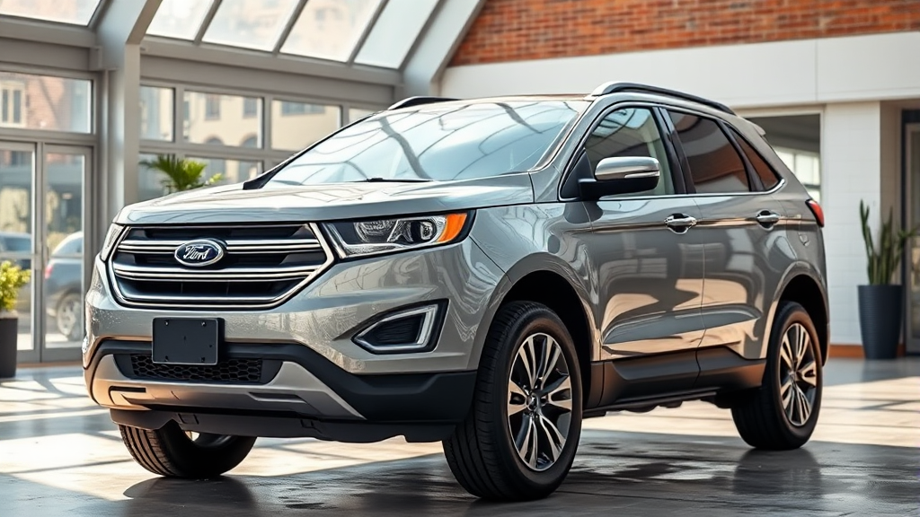 포드 SUV 사고 사례 및 처리 (realistic 스타일)