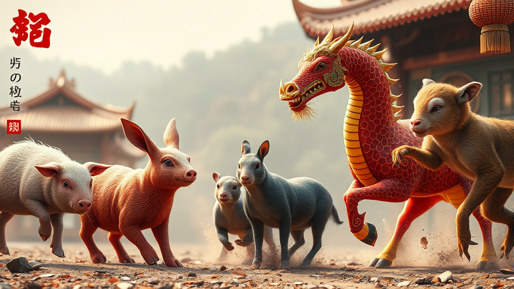 2026년 삼재, 내 띠는? (realistic 스타일)