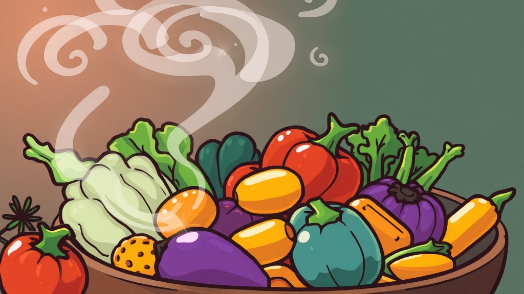 맛있는 잡채 볶는 순서 & 방법 (cartoon 스타일)