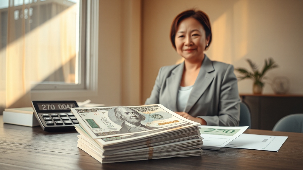 수급 기간 & 금액 계산 (realistic 스타일)