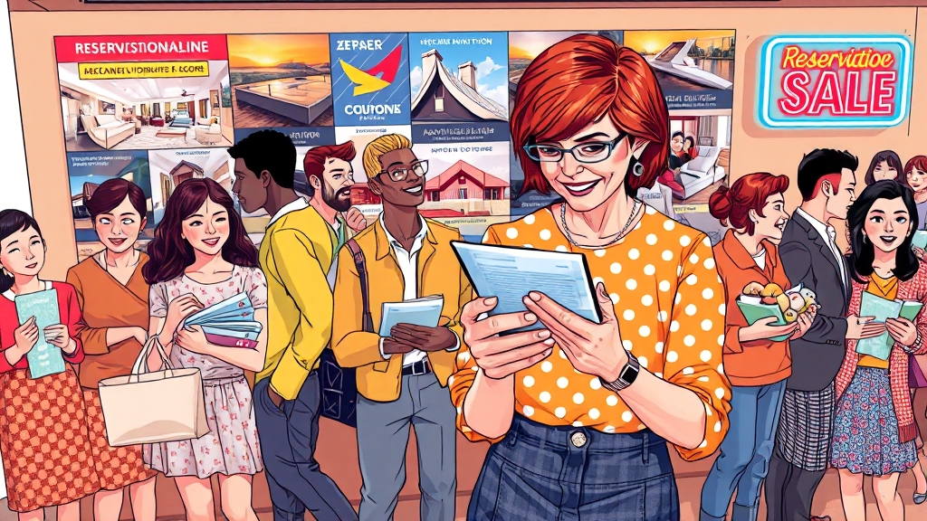 숙박세일페스타 예약 시 유의사항 (illustration 스타일)