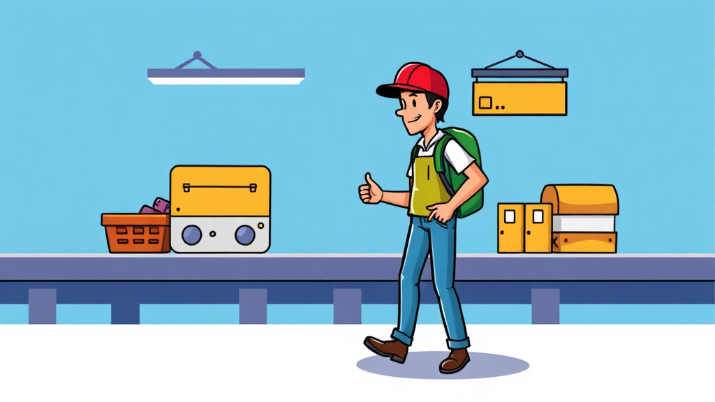 플랫폼 노동자 미수금 문제 해결 (cartoon 스타일) (재시도)