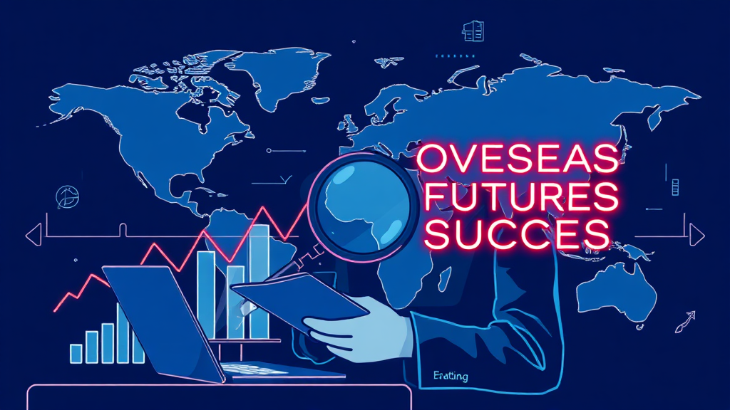 해외선물 거래 시 고려 사항 (illustration 스타일)