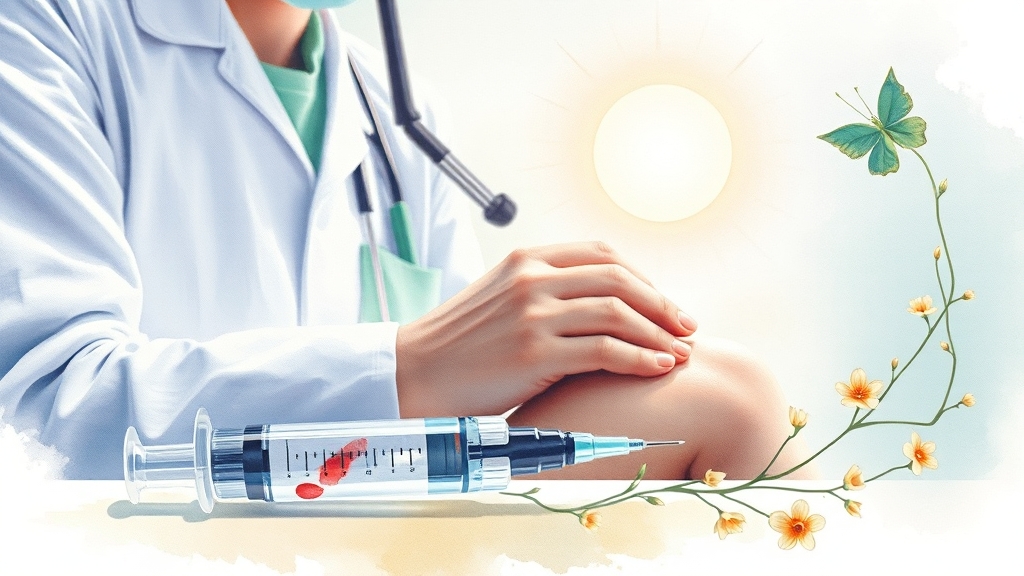 파상풍 주사 접종 주기와 유효 기간 (watercolor 스타일)