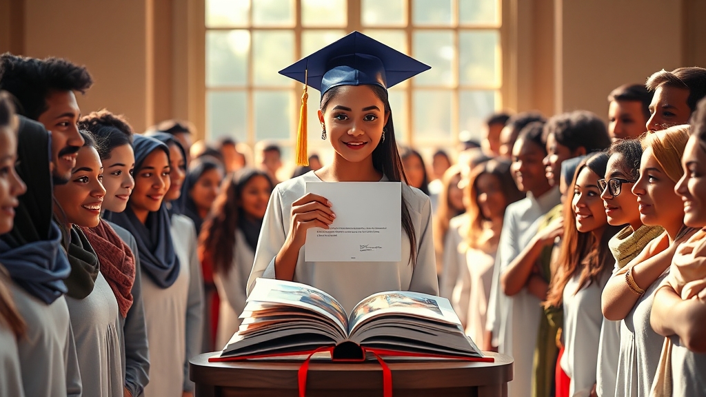 한국장학진흥원의 특별한 지원 (realistic 스타일)