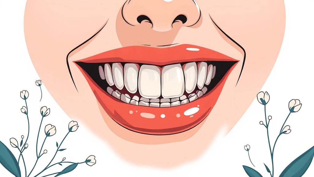 앞니 라미네이트, 어떤 과정으로 진행될까요? (illustration 스타일)