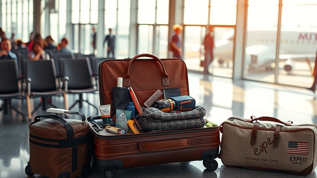 기내용 캐리어, 스마트하게 선택하세요! (realistic 스타일)