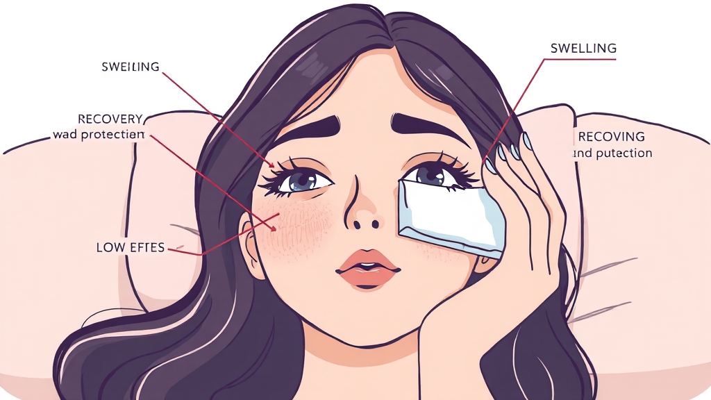 수술 후 3일: 초기 회복 집중! (illustration 스타일)