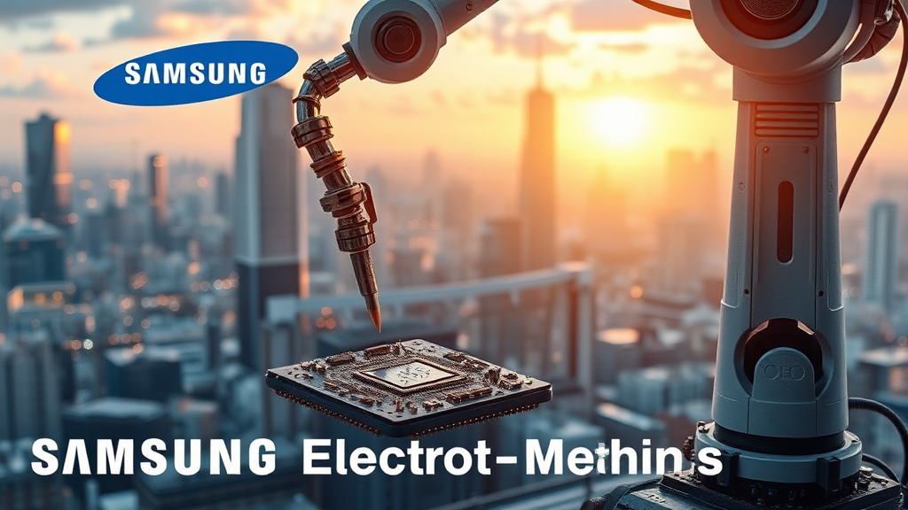 피지컬 AI 시대, 삼성전기의 역할 (realistic 스타일)