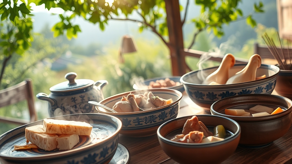 가평 특색 있는 별미 (realistic 스타일)