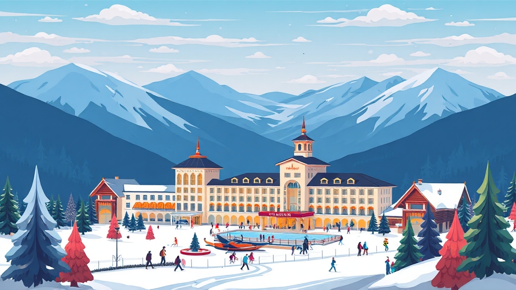 알펜시아 인터컨티넨탈 소개 (cartoon 스타일)