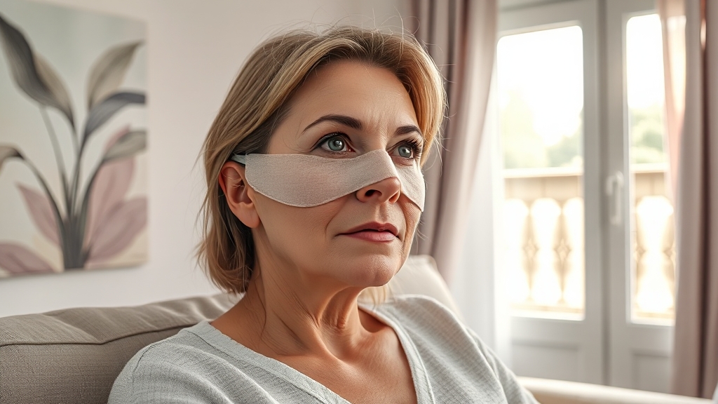 수술 후 회복 및 관리 (realistic 스타일)