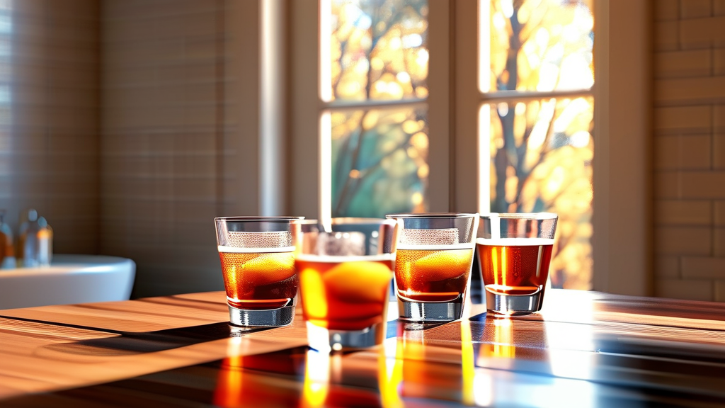 똑똑하게 숙취 예방하기: 술자리 전후 알아두면 좋은 팁 (realistic 스타일)