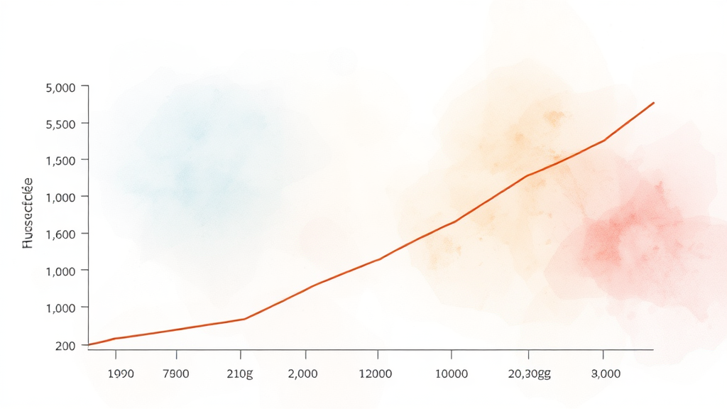 주택연금 수령액 조견표: 연령별, 주택 가격별 예상 금액 (watercolor 스타일)