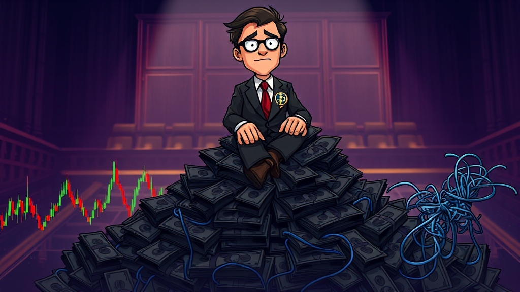 도이치모터스 주가조작 의혹 (cartoon 스타일)