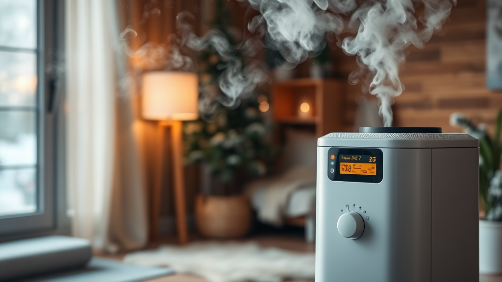 실내 습도 관리, 난방 효율 UP! 건강도 UP! (realistic 스타일)