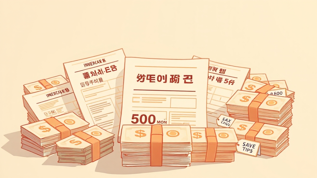 상속세 일괄공제, 궁금증 풀어봐요! (illustration 스타일)
