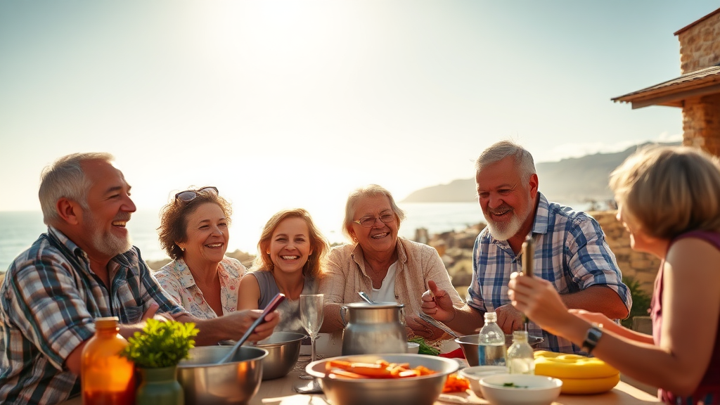 관계 중심 여행: 다세대 여행 & 의미 있는 만남 (realistic 스타일)