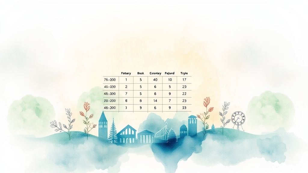 은행별 금리 비교, 어디가 유리할까? (watercolor 스타일)