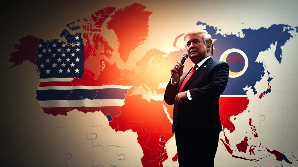 국제 관계 및 외교 소식 (realistic 스타일)