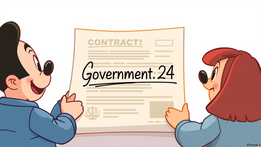 본인서명사실확인서 활용 (cartoon 스타일)