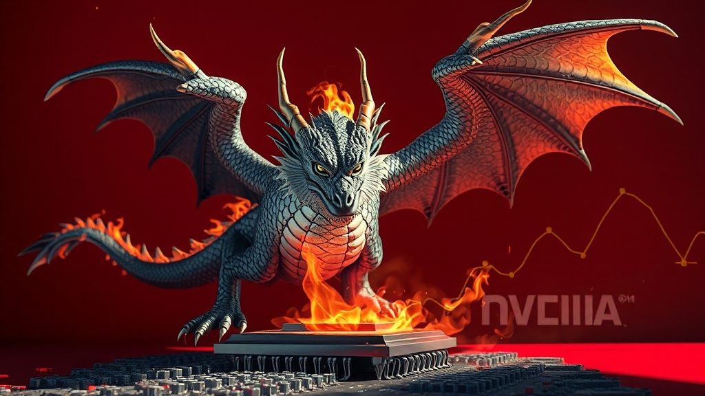 캠브리콘 vs 엔비디아, 경쟁 구도는? (realistic 스타일)