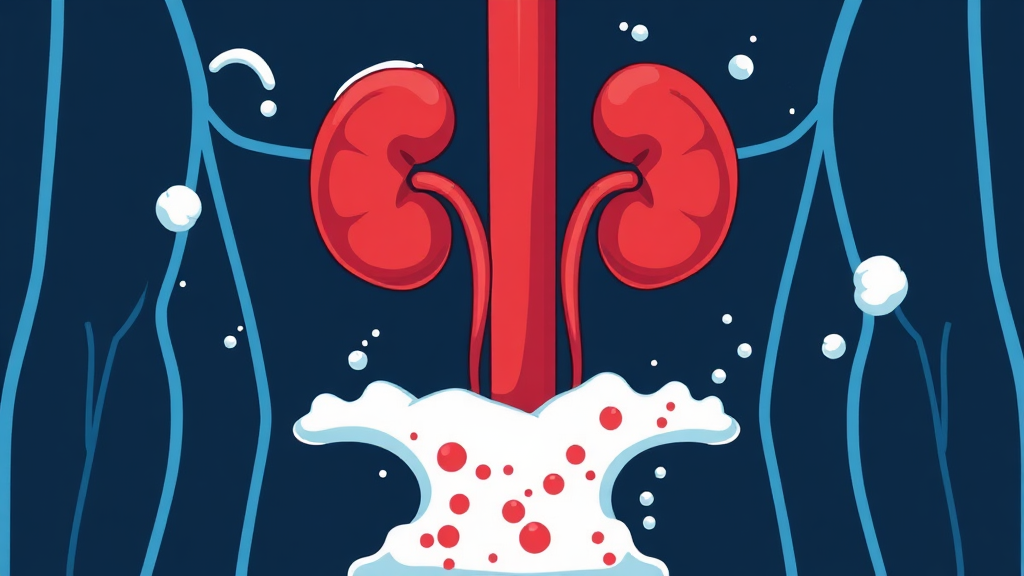 요단백 수치가 높을 때 의심해 볼 수 있는 원인들 (cartoon 스타일)