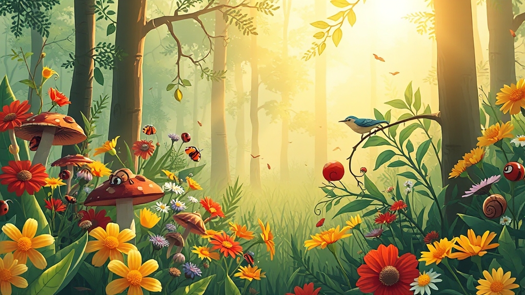 러브버그와 공존하는 방법 (illustration 스타일)