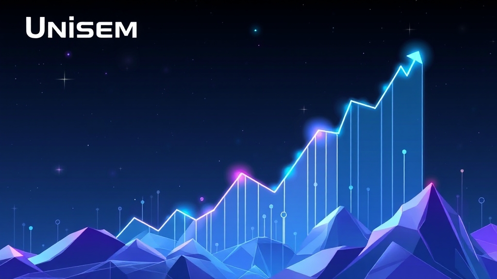 유니셈 목표 주가, 어디까지 오를까? (illustration 스타일)