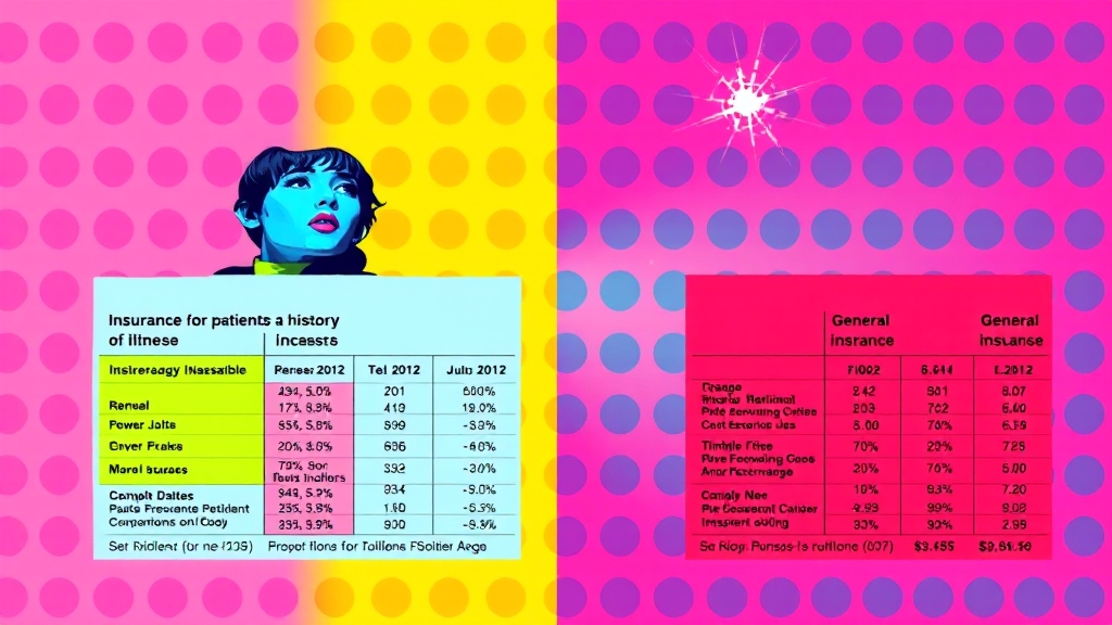 일반 실비보험과의 차이점 (popart 스타일)