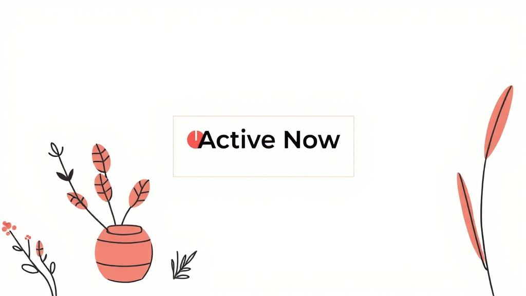 ‘활동 중’ 상태 오류 해결 (illustration 스타일)