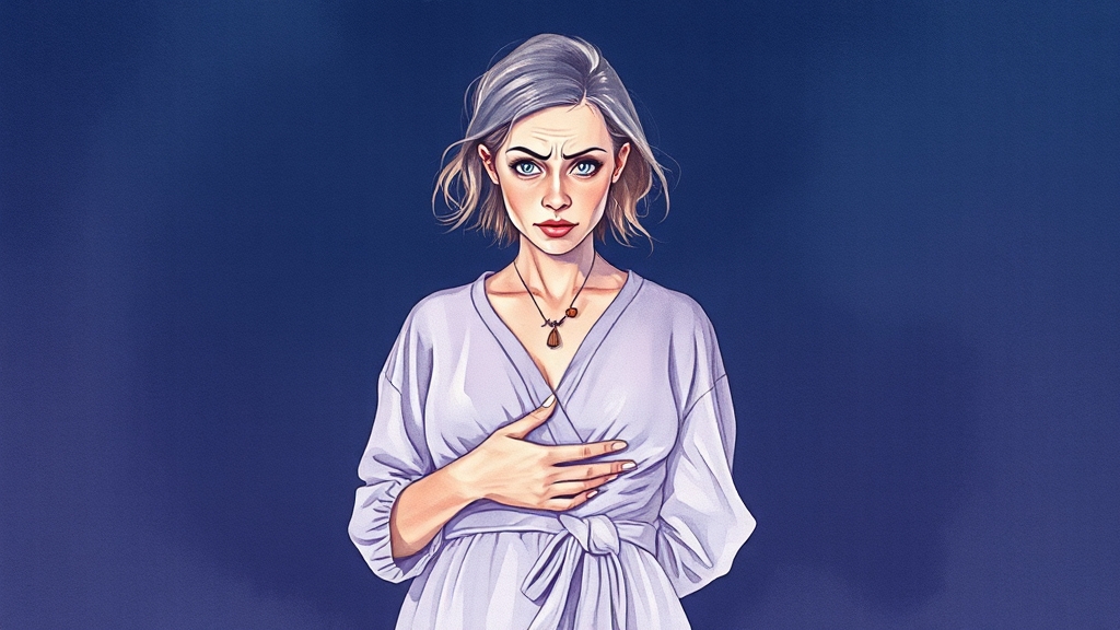 공황장애 초기 증상: 다양한 원인 분석 (watercolor 스타일)