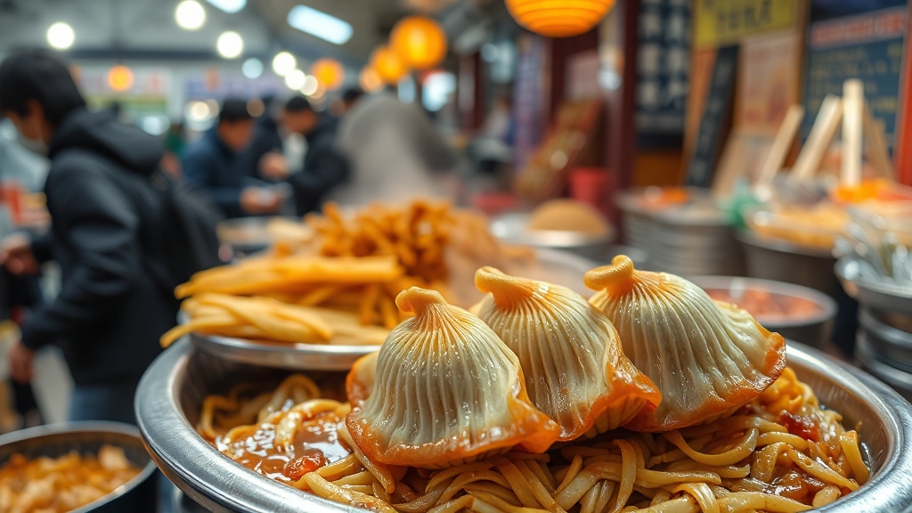 의림지 주변 맛집 탐방 (realistic 스타일)