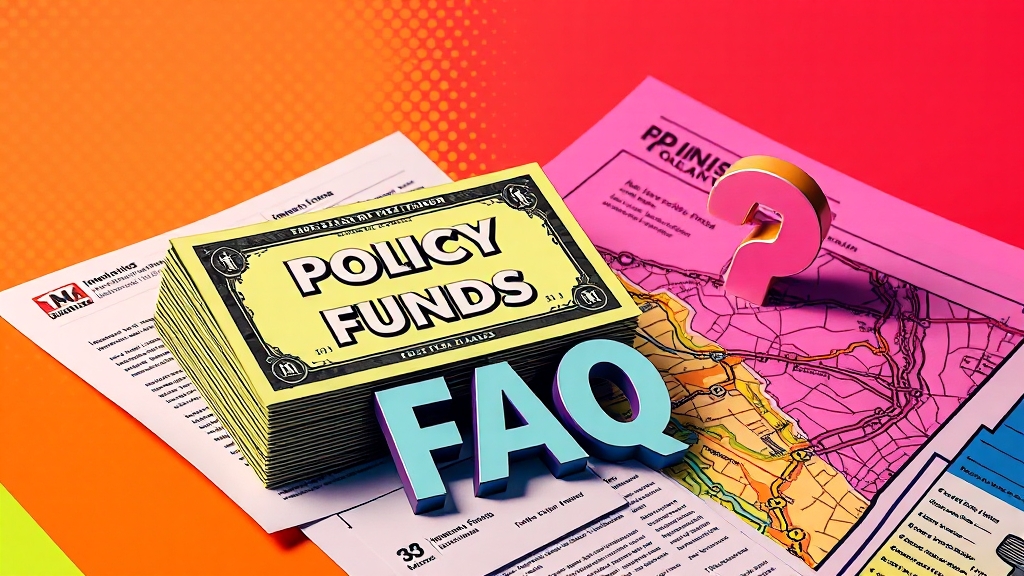 정책자금 FAQ, 궁금증 해결! (popart 스타일)