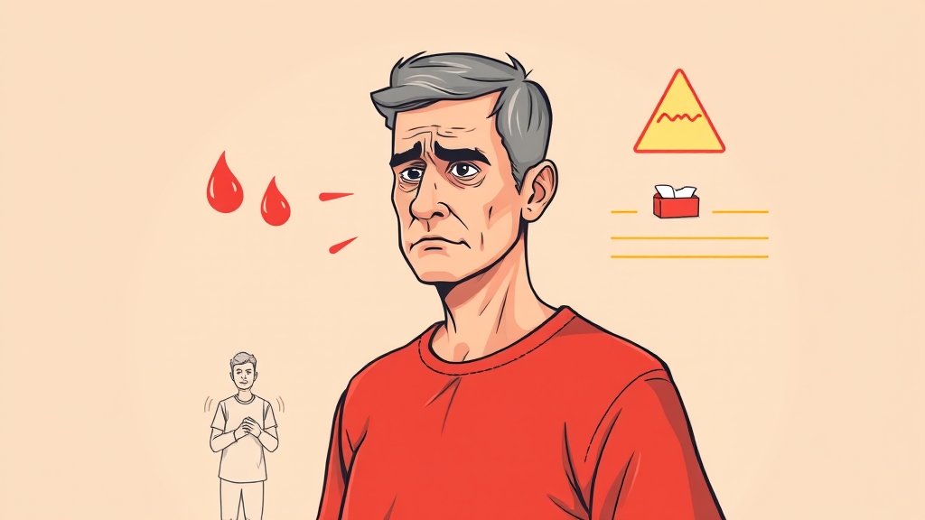 감기 증상, 어떻게 구별할까? (illustration 스타일)