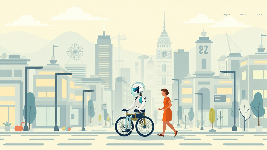 향후 로봇 도입 및 지원 계획 (illustration 스타일)