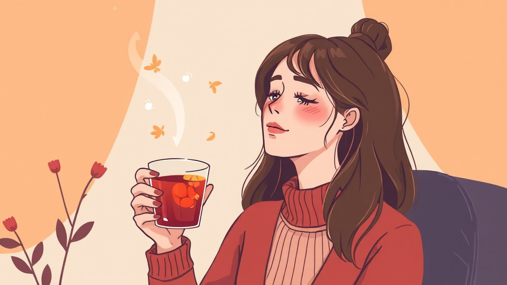 독감 예방, 생활 속 건강 관리도 중요! (illustration 스타일)