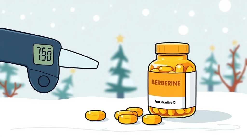 베르베린, 주요 효능은? (cartoon 스타일)