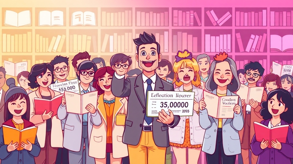 평생교육바우처란? (cartoon 스타일)