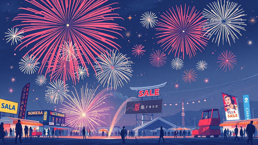 코리아세일페스타 핵심 정보 (illustration 스타일)