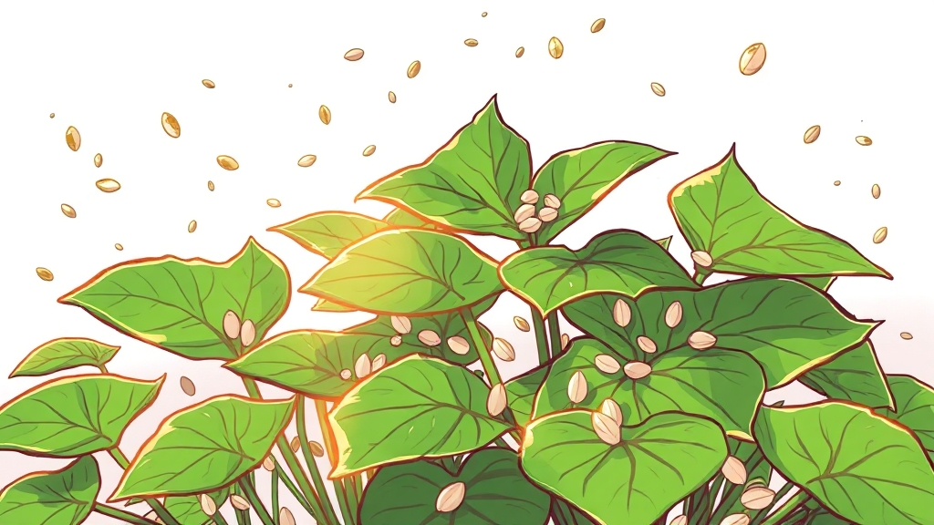 차조기 씨앗, 뭐가 들었을까? (illustration 스타일)