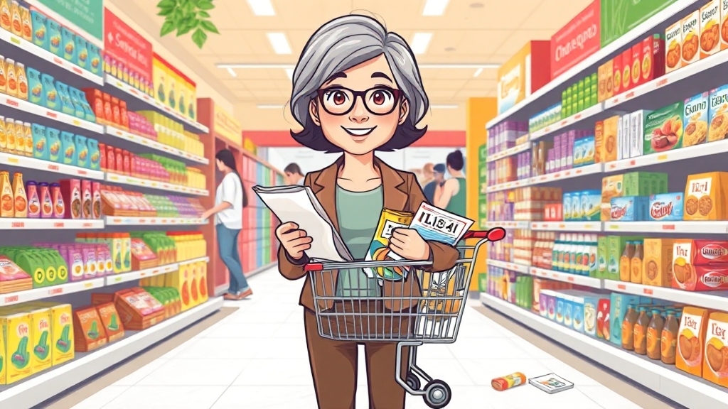 올리브영 쇼핑 꿀팁 (cartoon 스타일)