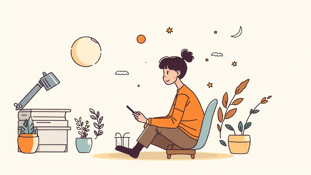 효율적인 학습 계획 및 전략 (illustration 스타일)