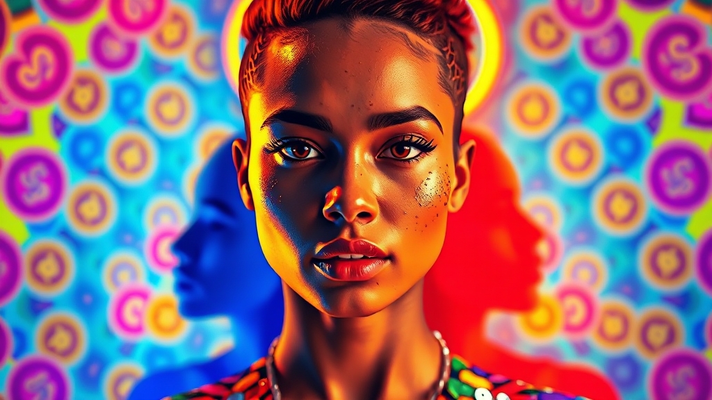 흉터, 이제 안녕! (popart 스타일)