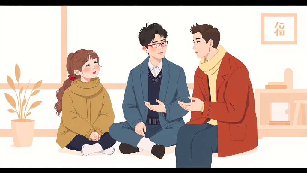 방송 정보 및 시청 안내 (illustration 스타일)