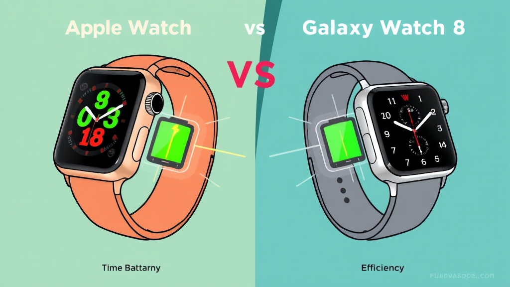 배터리 성능 비교 (cartoon 스타일)