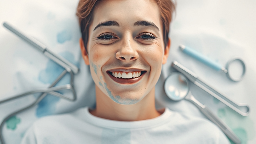 치아 흔들림, 원인은 무엇일까? (watercolor 스타일)