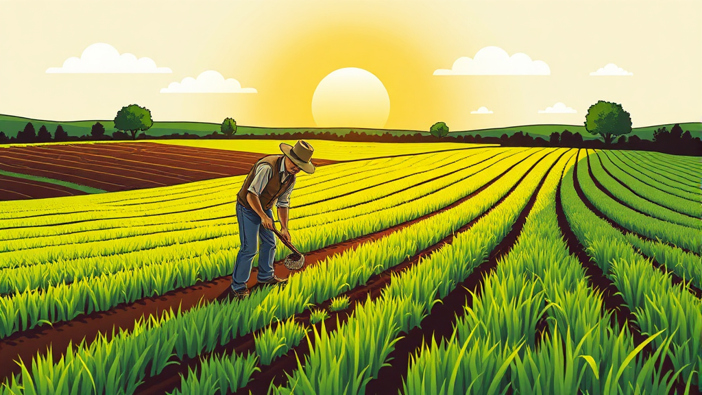 귀농 지원금 신청 절차 완벽 가이드 (illustration 스타일)