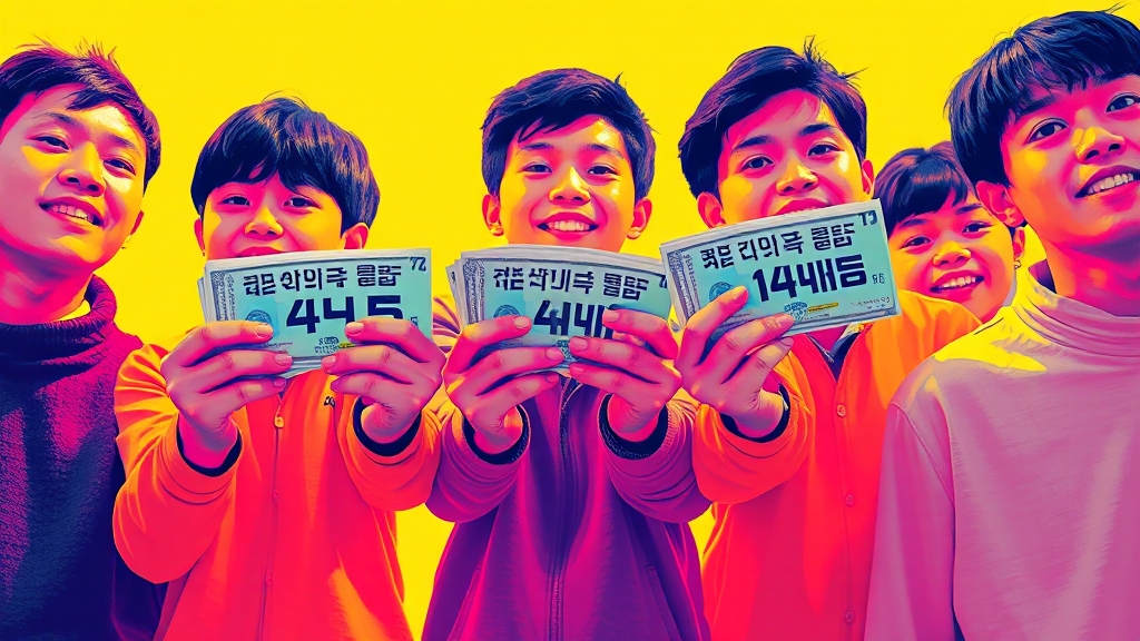 정부 지원금, 얼마나 받을까요? (popart 스타일)