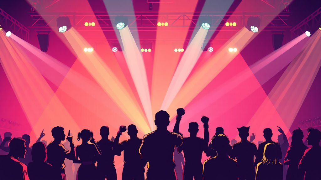 MMA 2025 라인업 (cartoon 스타일)